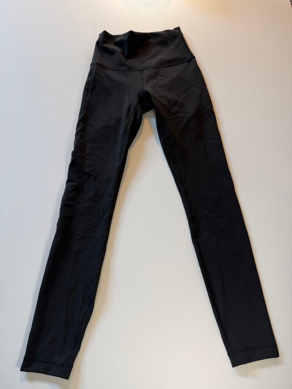 Lululemon Black Ankle Workout Leggings Women's Size 2 NWOT